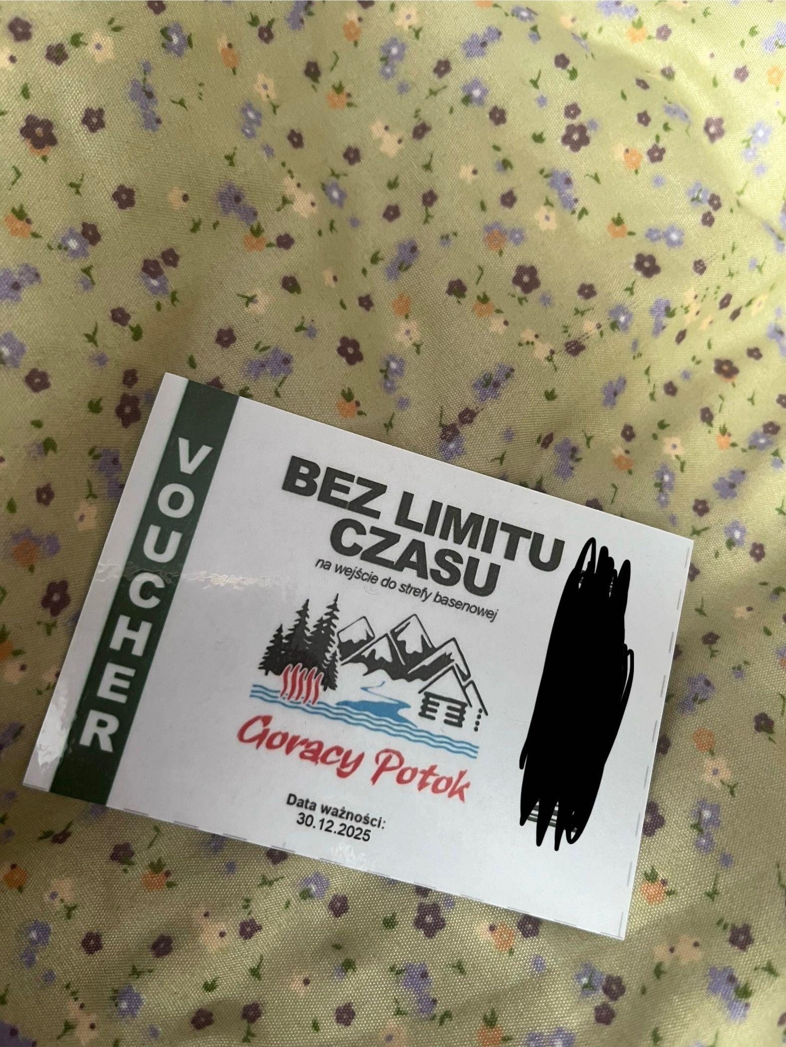 Voucher na termy gorący potok