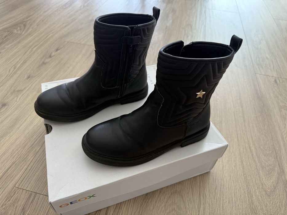 Piękne botki dziewczęce Geox Respira r. 36, stan idealny