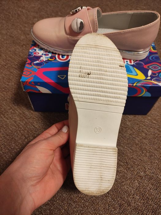 Розові балетки, мокасини