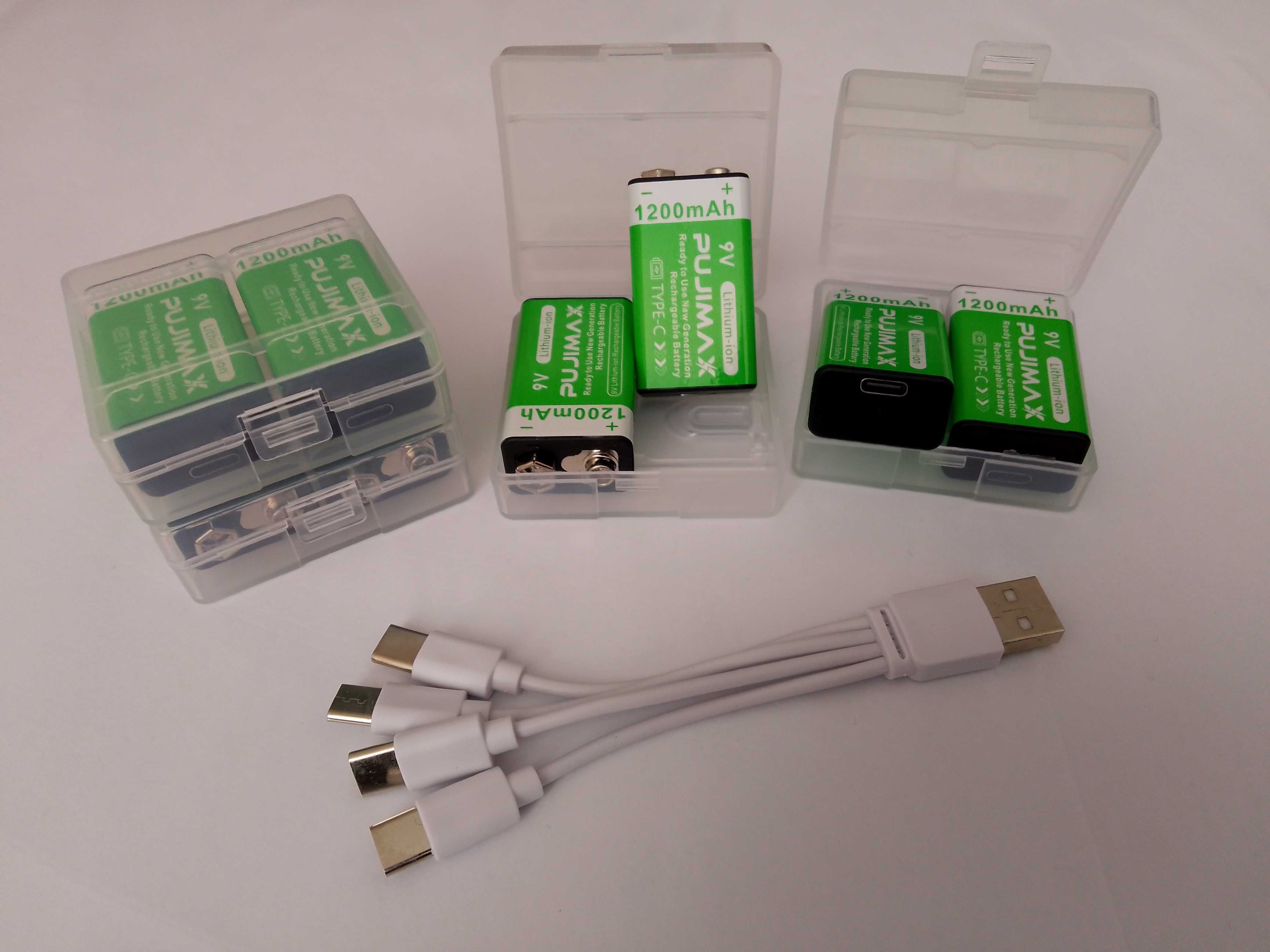 Акумулятори літій-іонні АА, ААА, Крона, 1,5V, 9V нові, низькі ціни