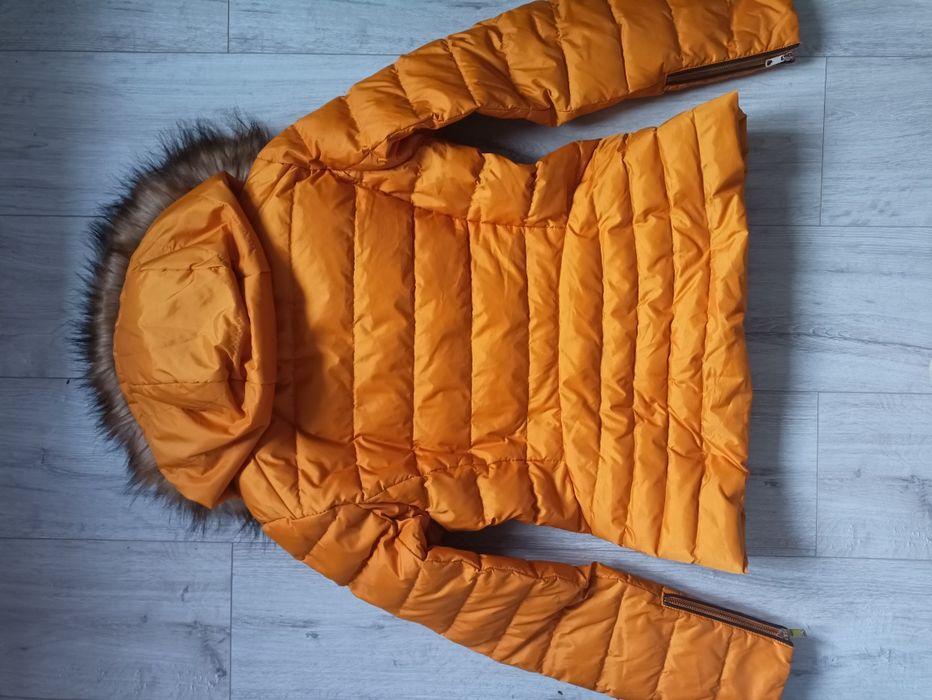 Kurtka damska Zara ocieplana r.S żółta