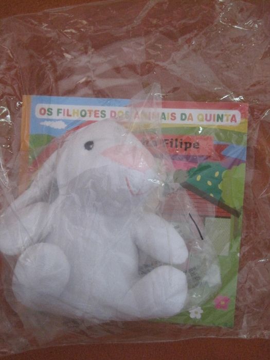 Livro + peluche - o coelhinho Filipe