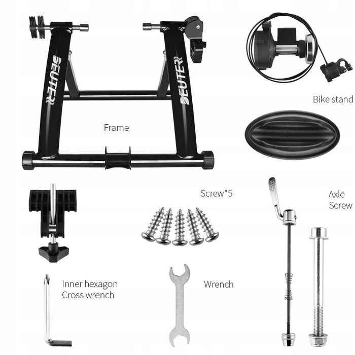 Trenażer magnetyczny rowerowy treningowy DEUTER MT-04