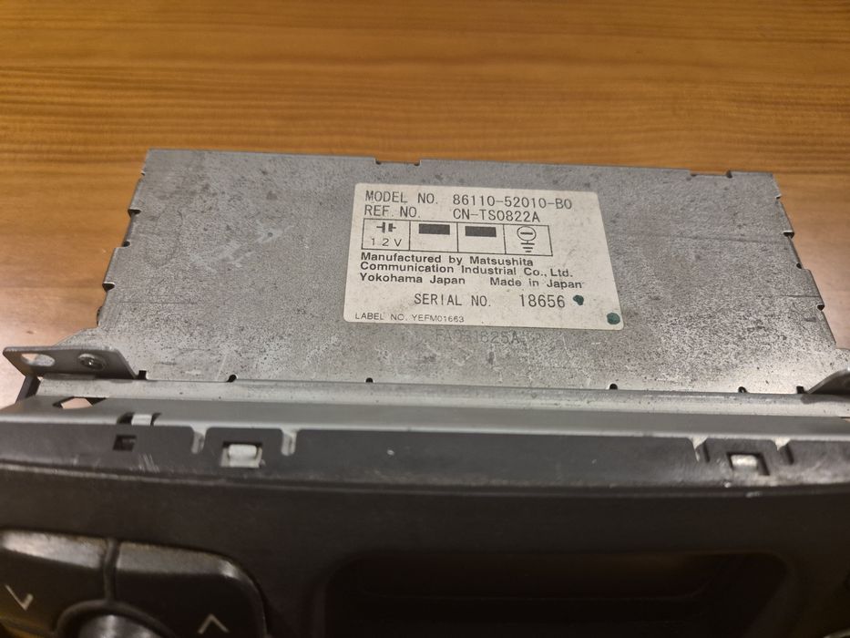 Display de informação, Toyota yaris P1