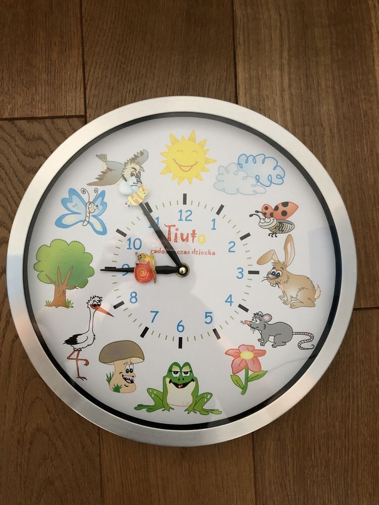 Zegar ścienny dla dziecka 30,5cm