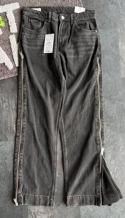 Zip Zara Flared Jeans clash