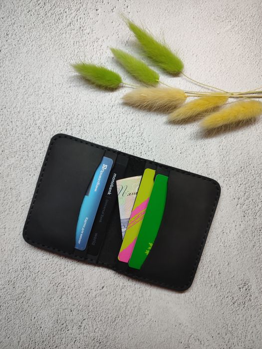 Шкіряний картхолдер/ кожаный картхолдер