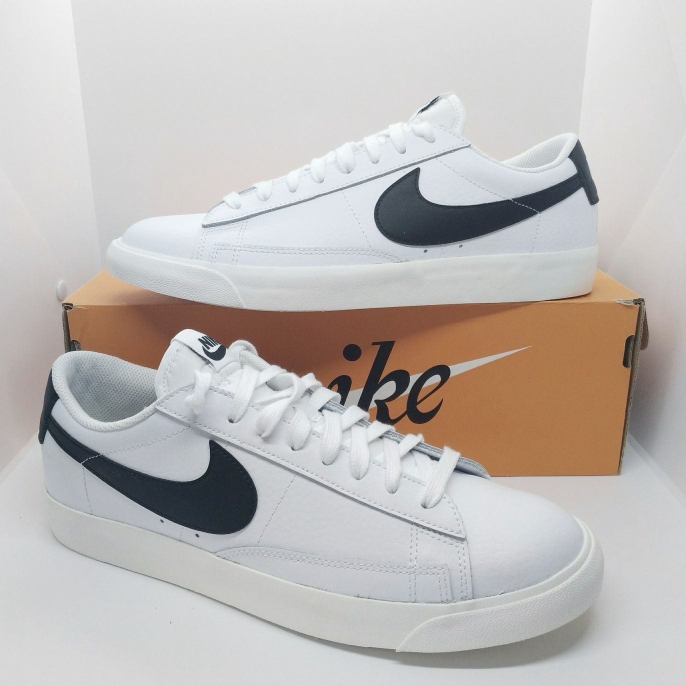 кожаные 25,5,28,5,29,30см кроссовки кеды Nike Blazer Low оригинал