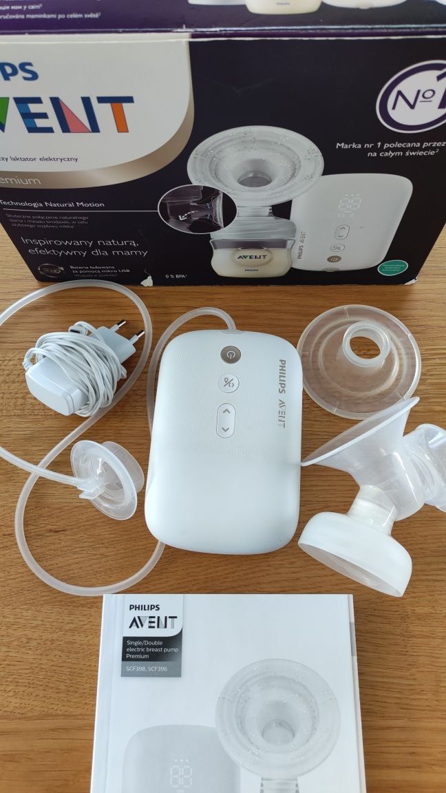 Laktator Philips Avent Premium SCF 396+dodatki