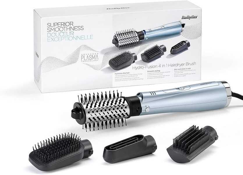 фен щітка BaByliss - AS774E - 4-в-1 Hydro-Fusion Blow Brush