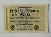 Banknot 10 mln marek , 1923 , państwo Niemcy