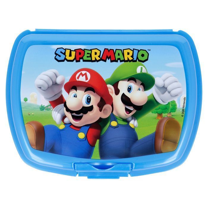 Super Mario Lunchbox Śniadaniówka Pojemnik Na Kanapki
