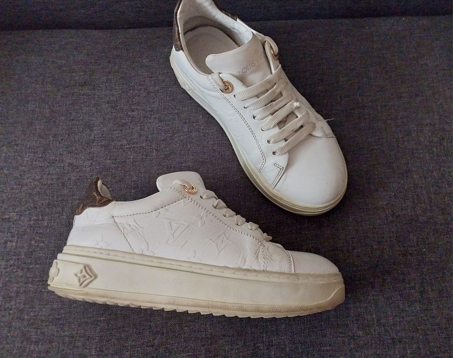 Шкіряні кеди кросiвки Louis Vuitton.Р.36-37
