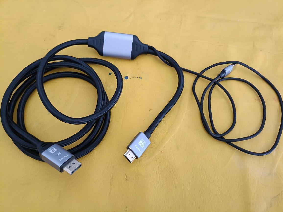 Cabo HDMI 2.1 para DPI 1.4