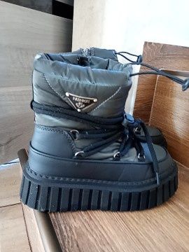 Сапожки зимові дутики ботинки