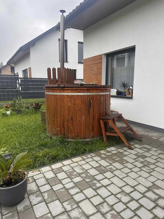 Balia ogrodowa drewniana