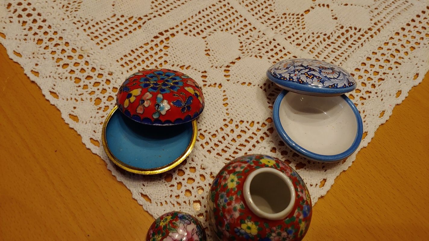 Porcelanowe puzderka! Kolekcja!