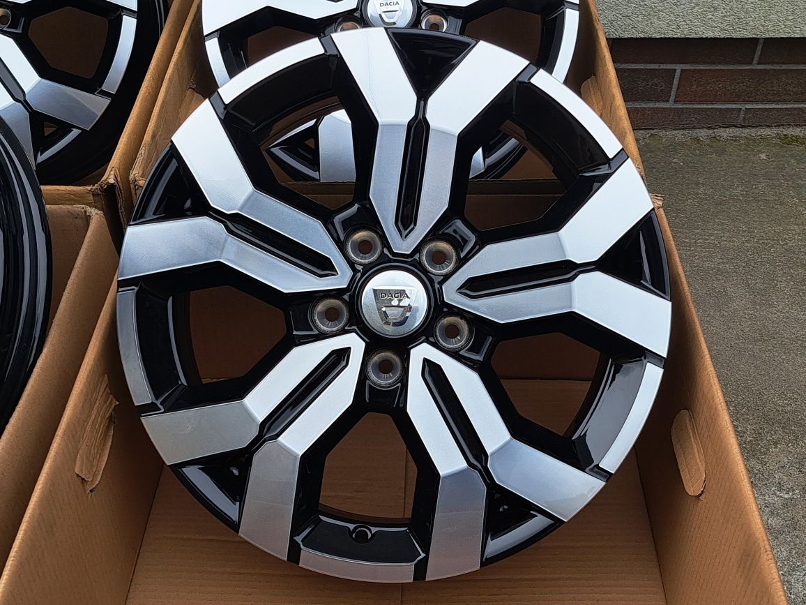 Alufelgi 17' Nowe Dacia Daster 5x114,3 Czarne z polerką