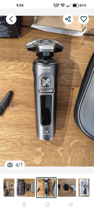 Máquina de barbear Philips nova