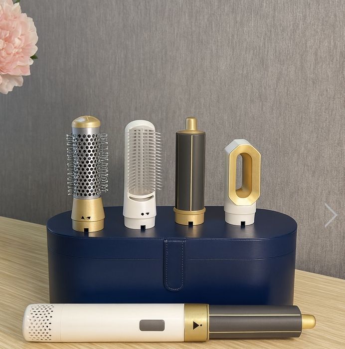 Стайлер 5в1 HAIR BRUSH Styler + коробка чохол білий