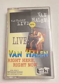 Van Halen live right here right now kaseta magnetofonowa audio tak!