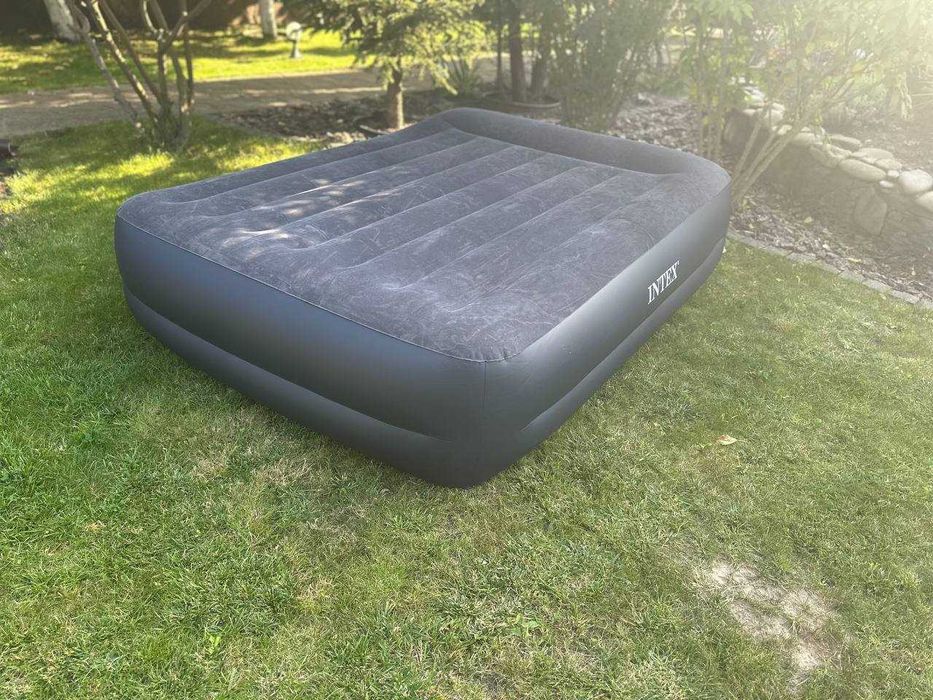 ‼️Надувная кровать двуспальная с насос. Матрас. Ліжко надувне чорне ‼️