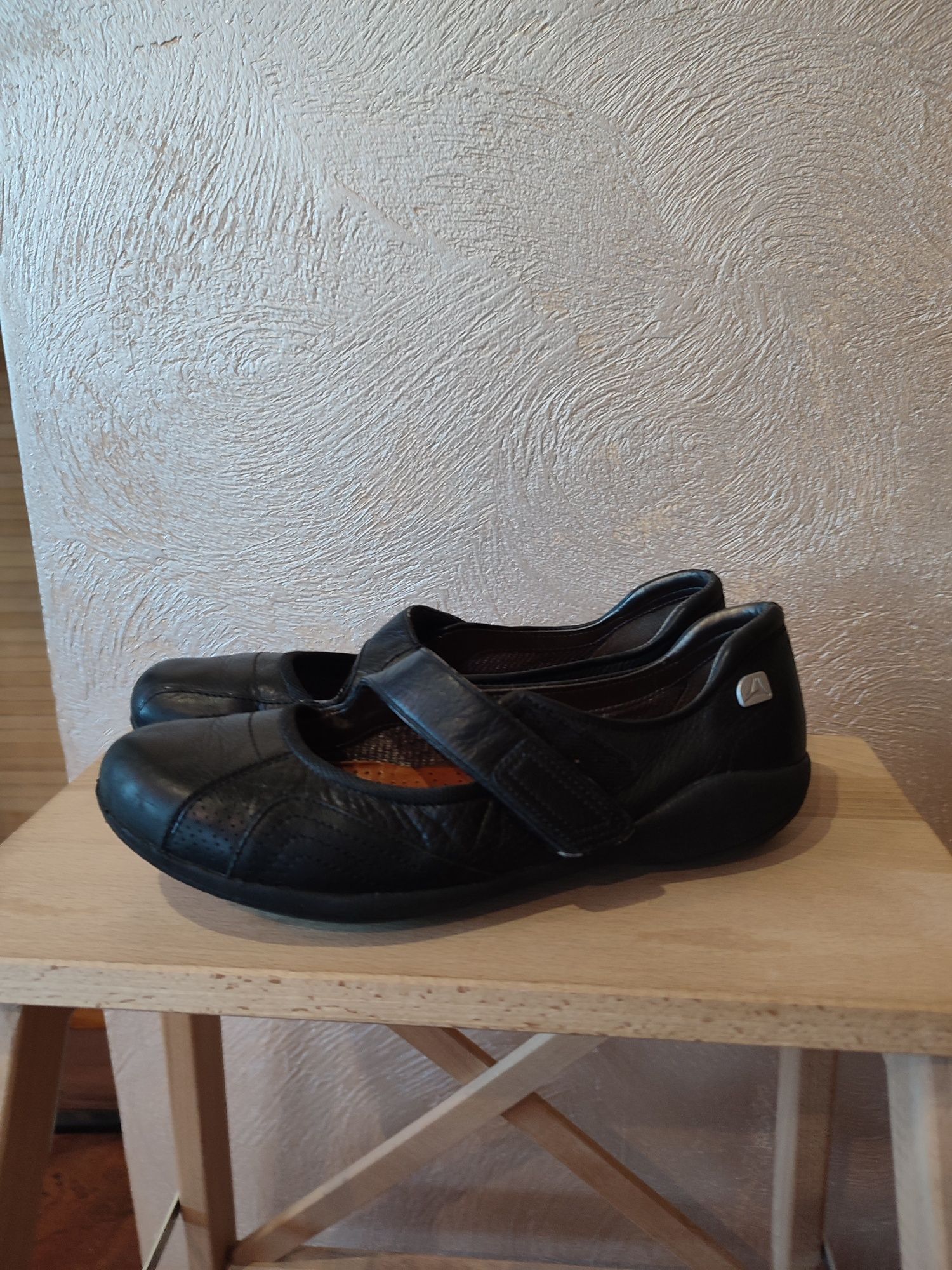 Туфли кожаные Clarks 40 размер