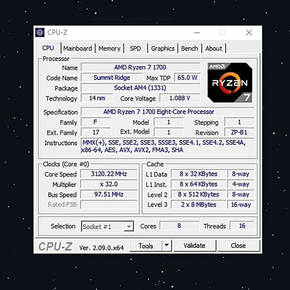 AMD Ryzen 7 1700