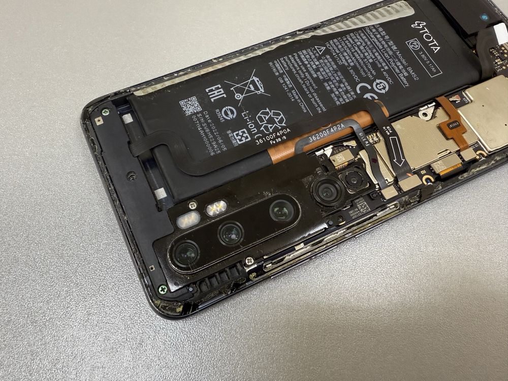 Смартфон Xiaomi Mi Note 10 Pro Midnight Grey 2 SIM AMOLED на запчастин