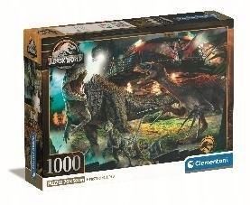 Puzzle 1000 Compact Jurassic World, Clementoni