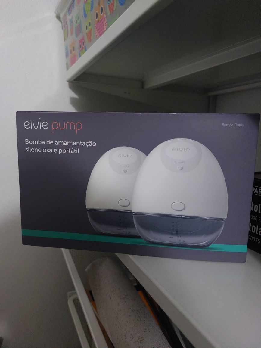 Elvie Pump dupla com acessórios