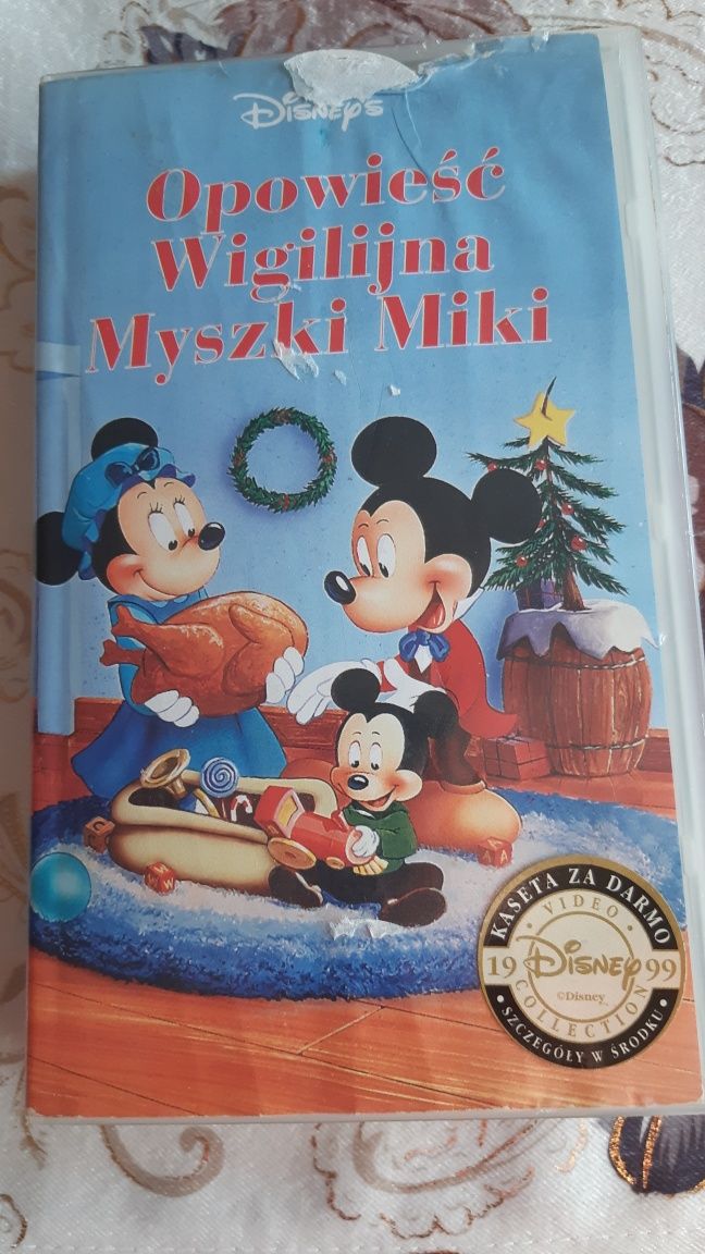 Opowieść Wigilijna Myszki Miki -bajka -kaseta VHS