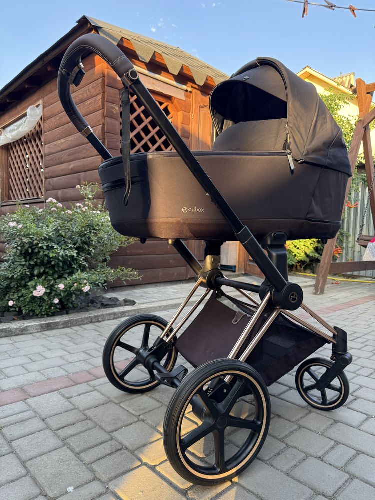 cybex priam 4.0 rose gold Сайбекс пріам 3 в 1 каляска