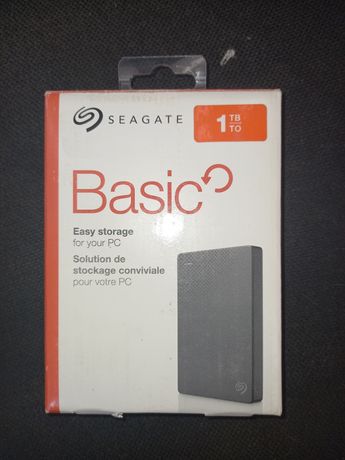 Жесткий диск внешний USB 1TB Seagate Basic Black