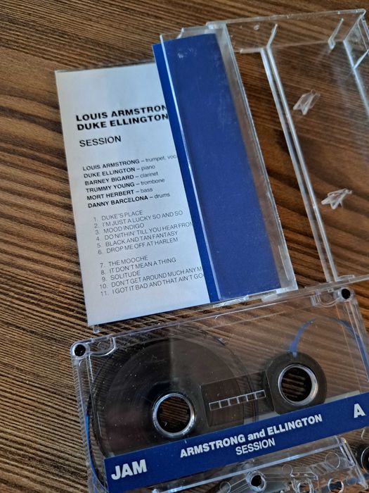 Louis Armstrong Duke Ellington Sessions kaseta magnetofonowa