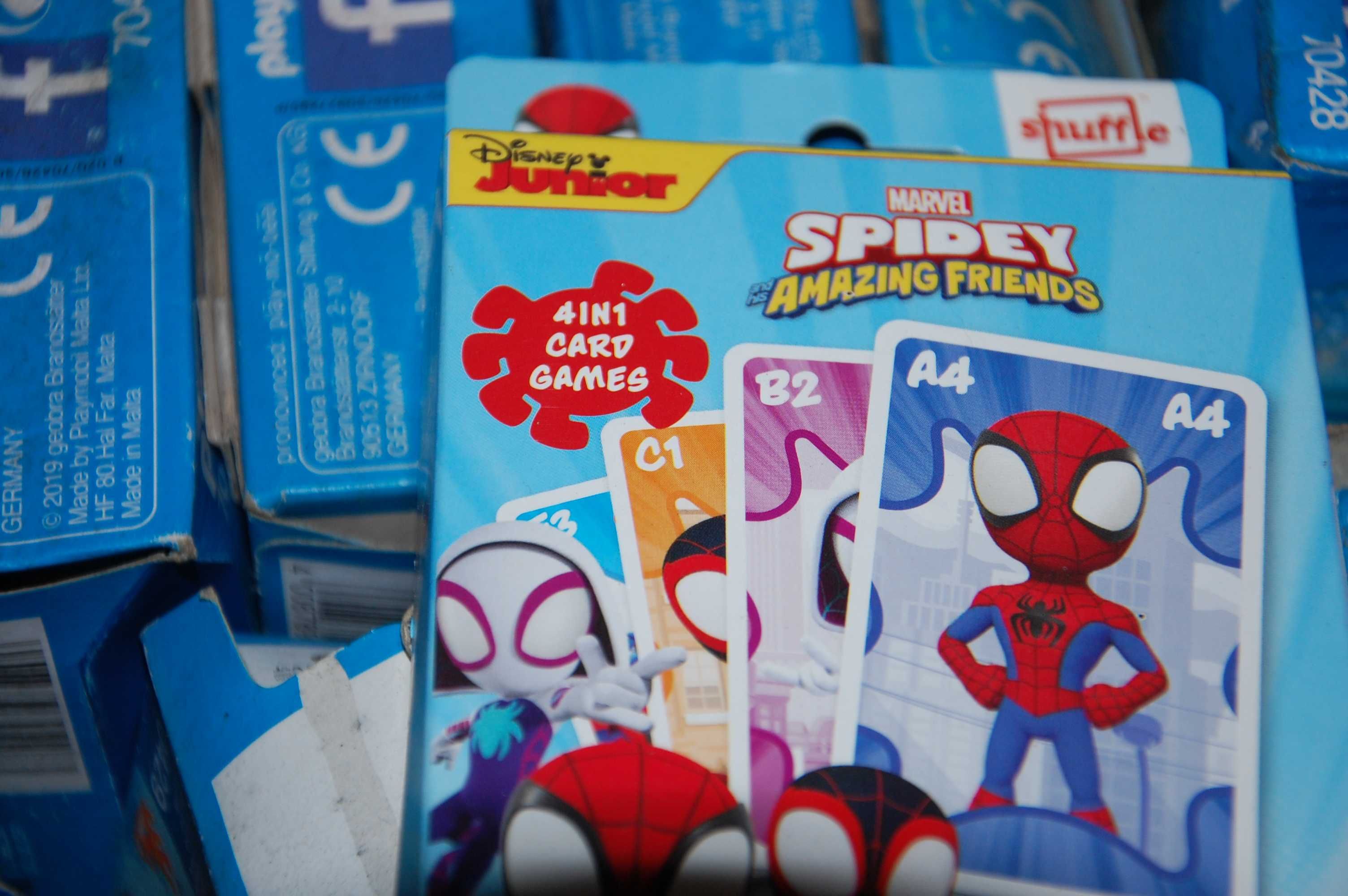 nowe karty do gry dla dzieci SPIDERMAN