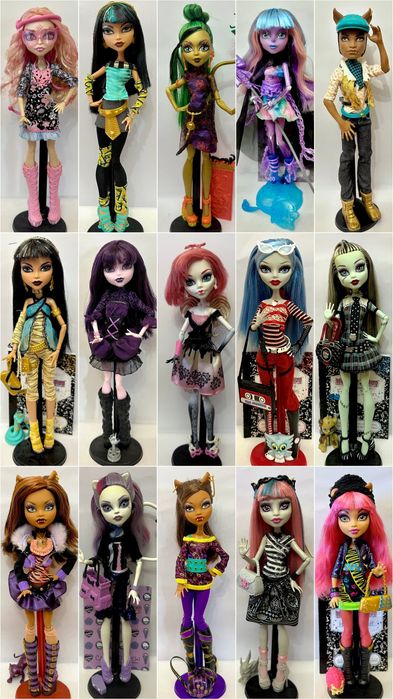 Монстер Хай Лялька бу Monster High Елізабет Дракулаура Рошель Хоулін В