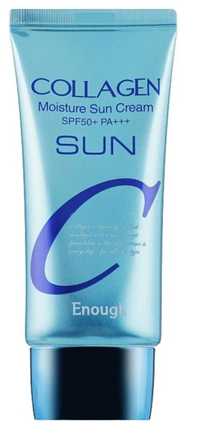 Зволожуючий сонцезахисний спф-крем Enough collagen moisture sun cream