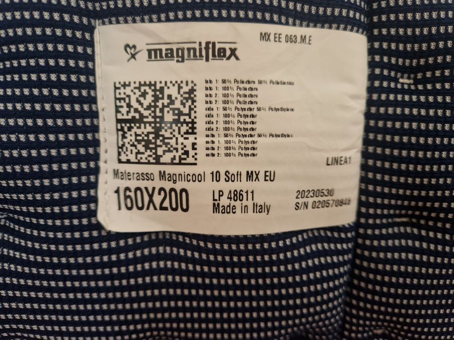 Матрац Magniflex Magnicool 10 Soft 160x200 см