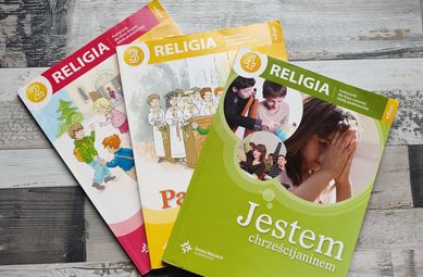 Religia kl. 2, 3, 4.  Kochamy Pana Jezusa, Przyjmujemy Pana Jezusa itd