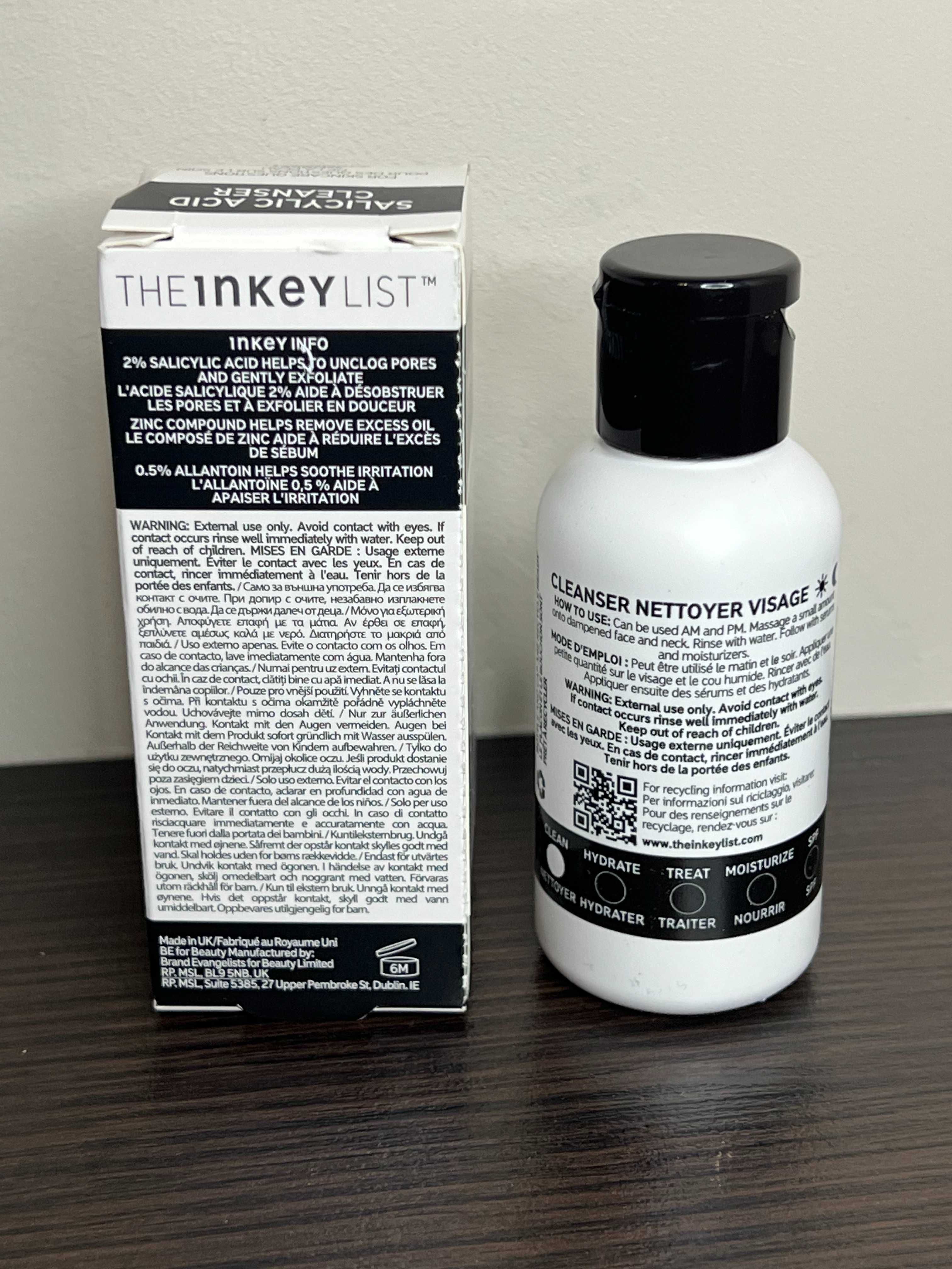 THE INKEY LIST Żel oczyszczający z kwasem salicylowym 60ml mini travel