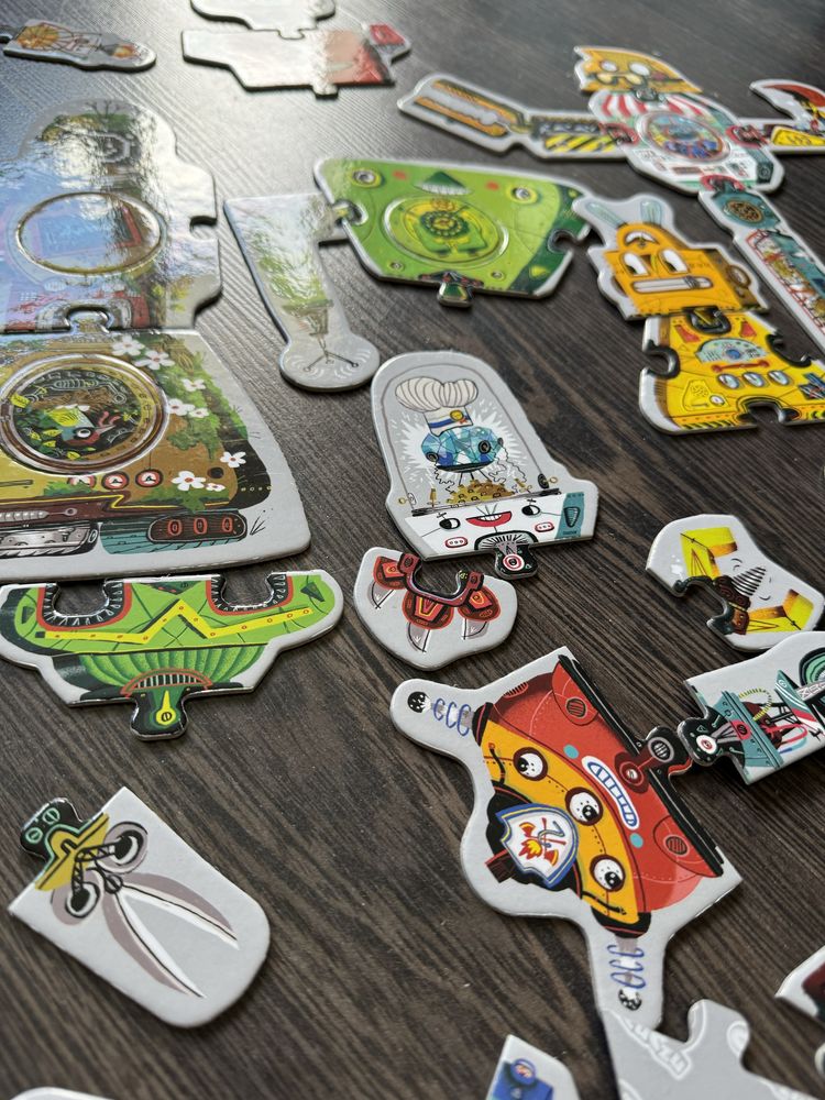 Puzzle CzuCzu roboty z gratisem