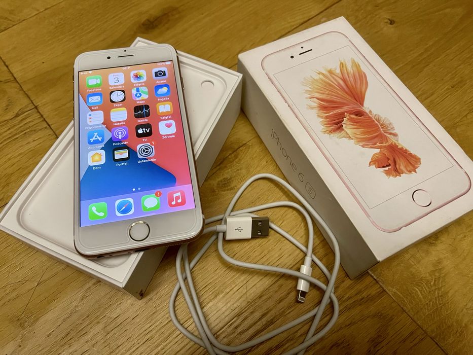 Apple iPhone 6s 32gb Rose Gold - jak nowy, idealny stan