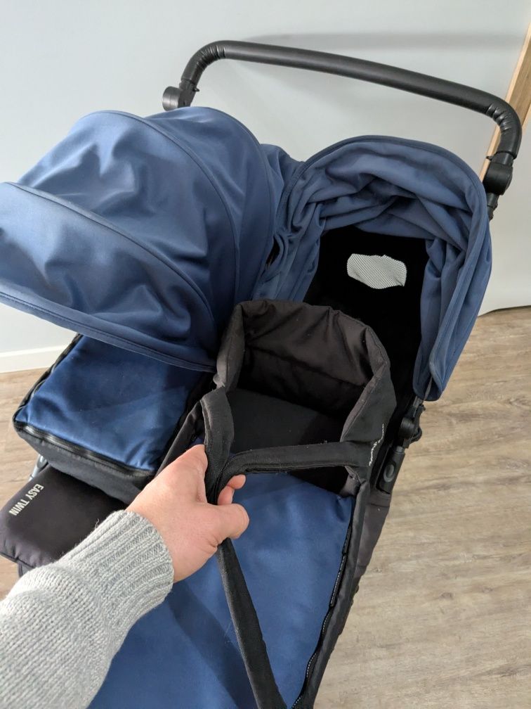 Wózek bliźniaczy Baby Monsters Easy Twin z gondolami