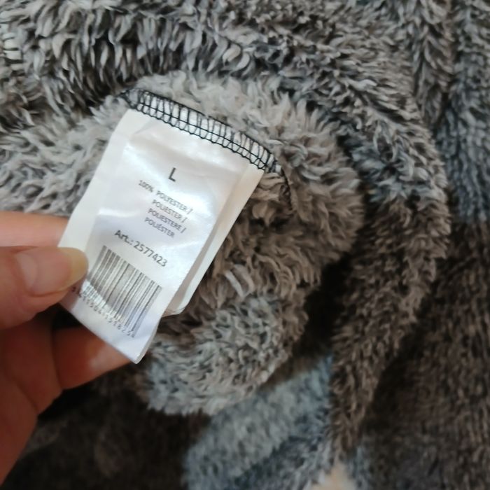 Дуже тепла кофта зипка меховушка. Размер L