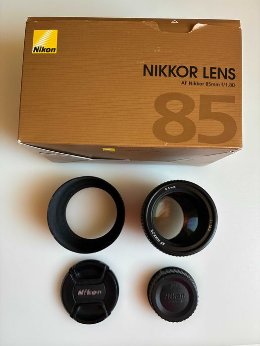 Objetiva Nikon AF Nikkor 85mm f1.8 D
