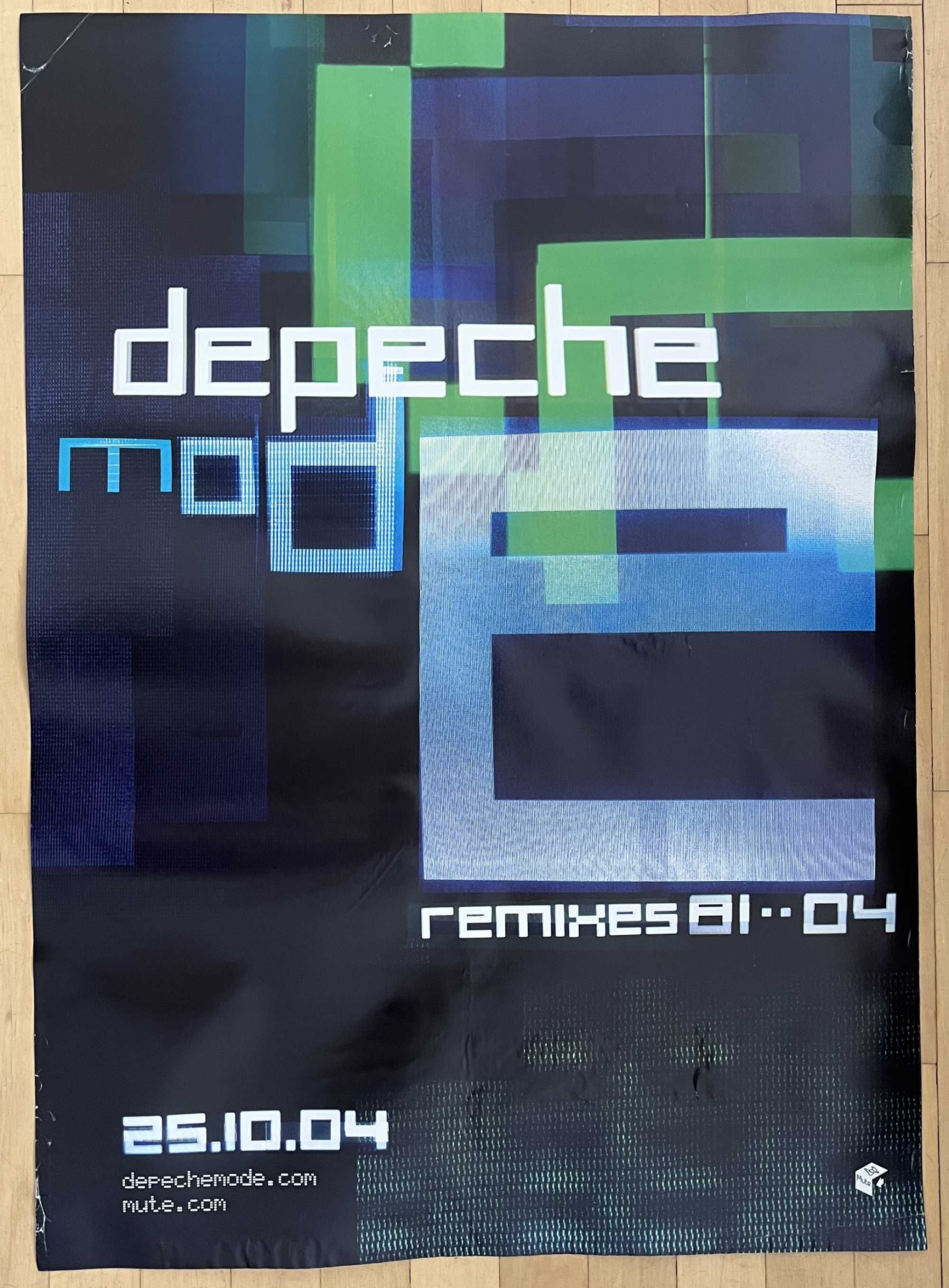 Depeche Mode Remixes 81-04 plakat reklamowy