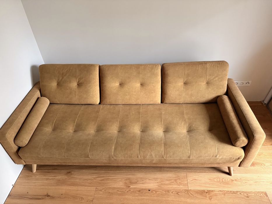 Sofa Boho z funkcja spania IWC Home tkanina Zoya przyjazna zwierzetom