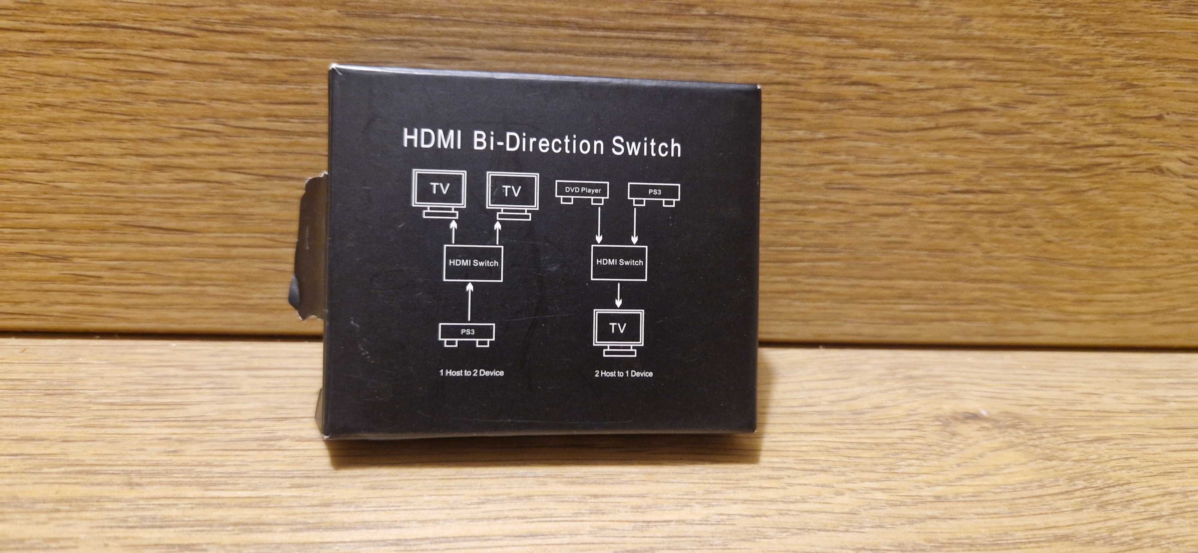 GANA aluminiowy rozdzielacz HDMI 4K, obsługuje formaty HD, 4K