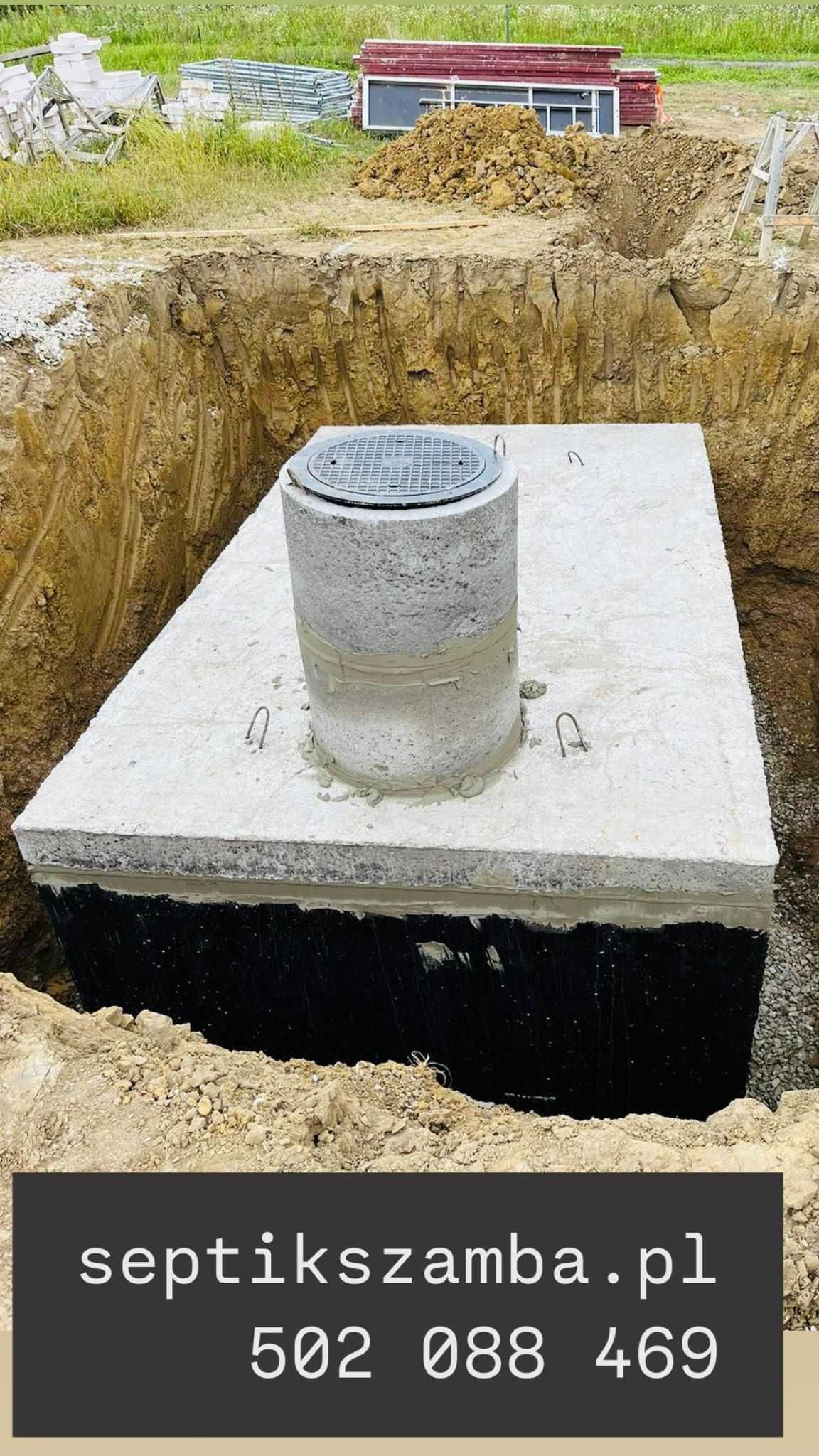 Szambo betonowe szamba zbiorniki na deszczówkę zbiorniki betonowe.
